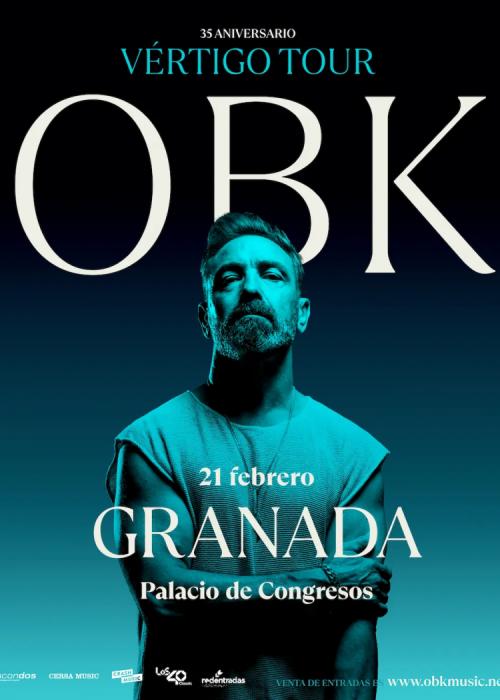 Cartel de Concierto de OBK en Granada