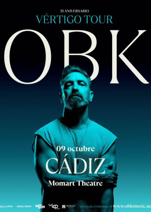 Cartel de Concierto de OBK en Cádiz