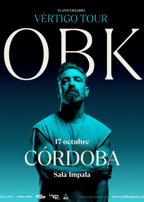 Cartel de Concierto de OBK en Córdoba
