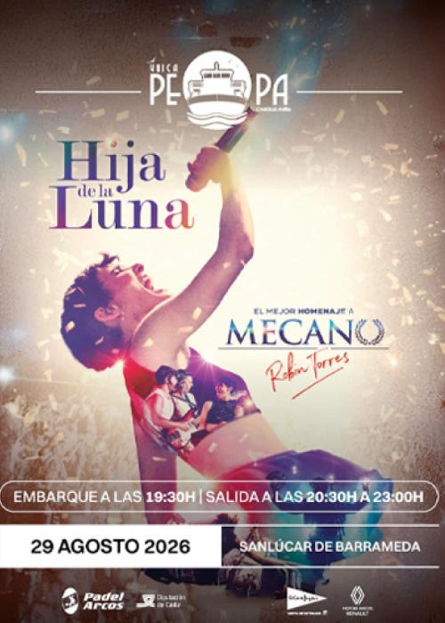 Cartel de Hija de la Luna - Tributo a Mecano en Sanlúcar de Barrameda