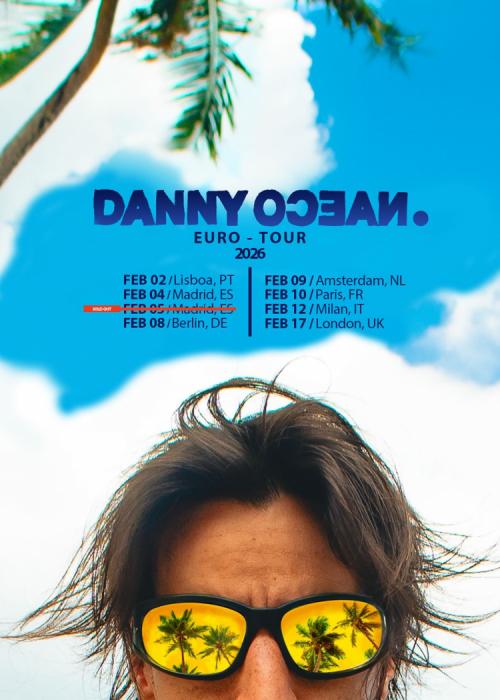 Cartel de Concierto de Danny Ocean en Madrid