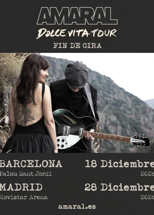 Cartel de Concierto de Amaral en Madrid