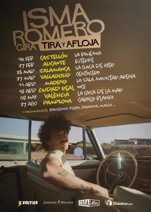 Cartel de Concierto de Isma Romero en Valencia