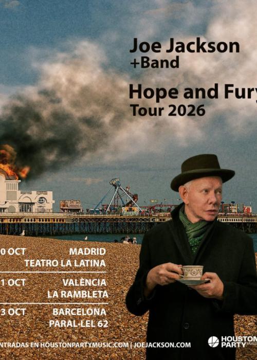 Cartel de Concierto de Joe Jackson en Barcelona