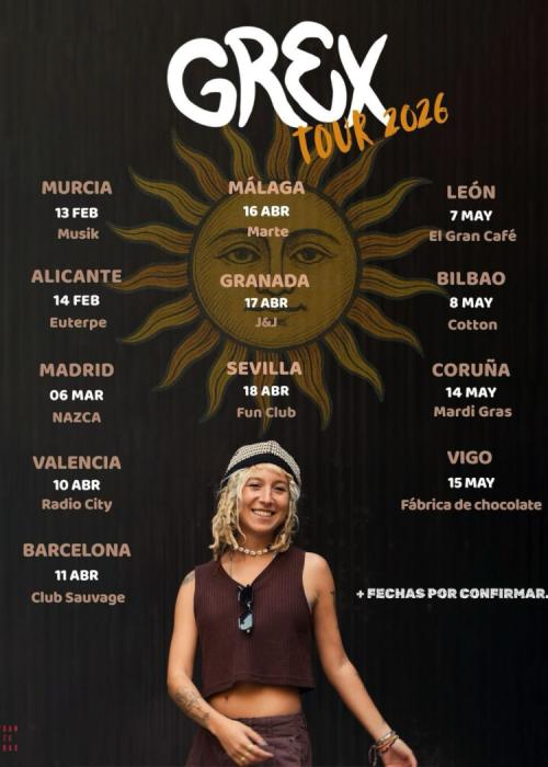 Cartel de Concierto de GREX en Bilbao