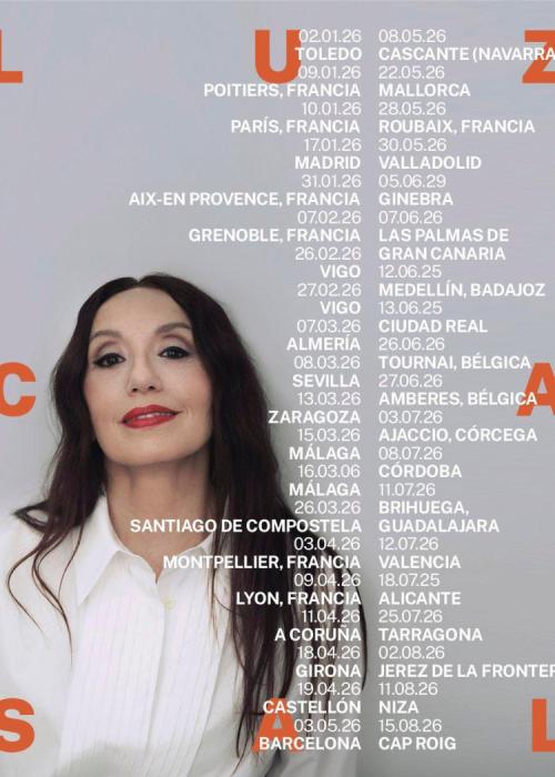 Cartel de Concierto de Luz Casal en Las Palmas de Gran Canaria