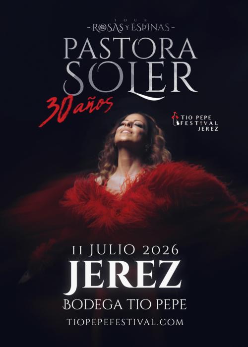 Cartel de Concierto de Pastora Soler en Jerez de la Frontera