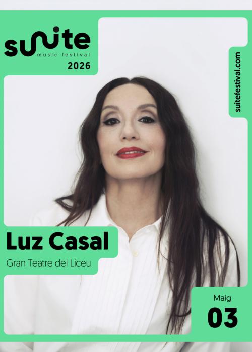 Cartel de Concierto de Luz Casal en Barcelona