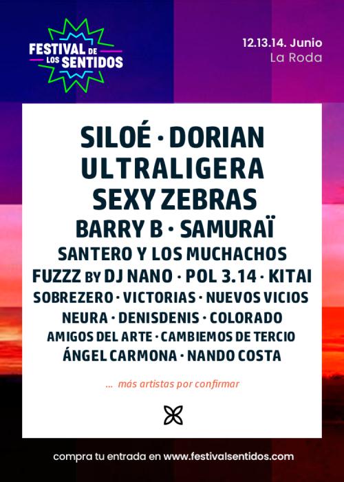 Cartel de Festival de los Sentidos 2026