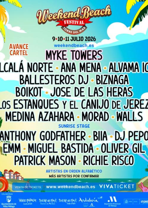 Cartel de Weekend Beach Festival 2026