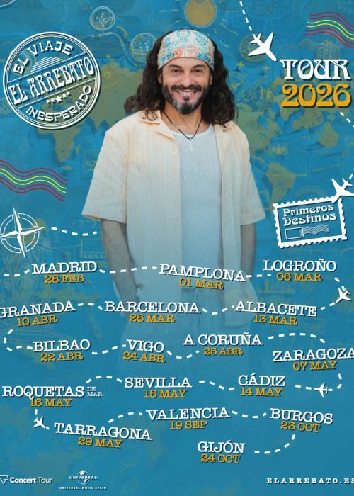 Cartel de Concierto de El Arrebato en Cádiz