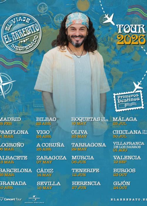 Cartel de Concierto de El Arrebato en Tarragona