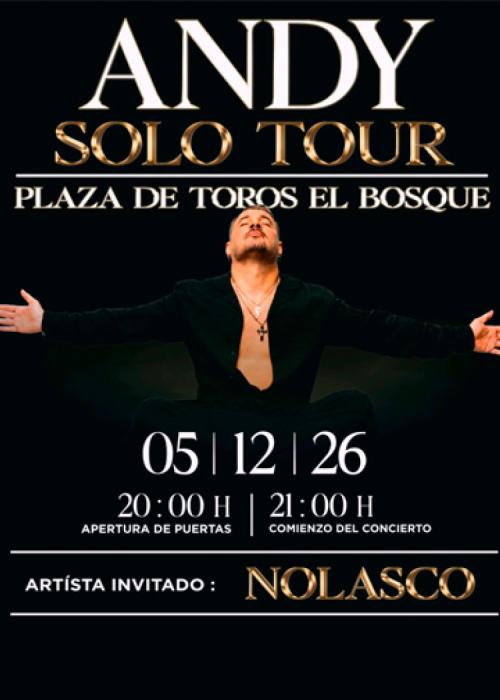 Cartel de Concierto de Andy en Cádiz