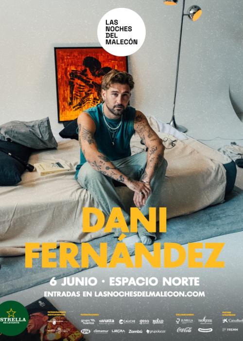 Cartel de Concierto de Dani Fernández en Murcia