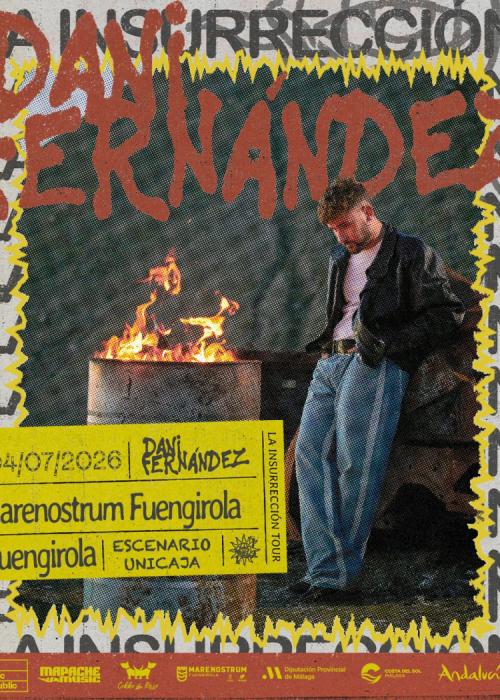 Cartel de Concierto de Dani Fernández en Fuengirola