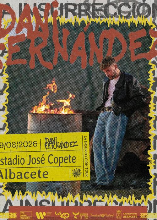 Cartel de Concierto de Dani Fernández en Albacete