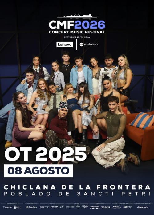 Cartel de Operación Triunfo en Chiclana de la Frontera