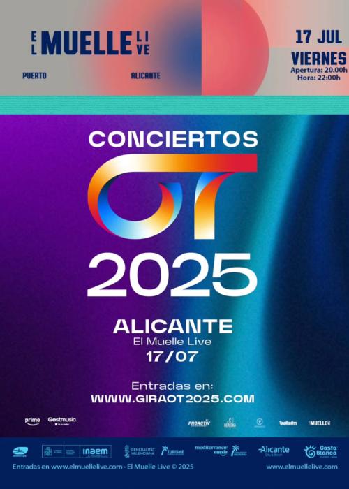 Cartel de Operación Triunfo en Alicante