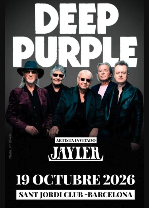 Cartel de Concierto de Deep Purple en Barcelona