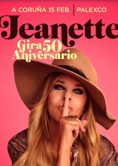 Cartel de Concierto de Jeanette en A Coruña