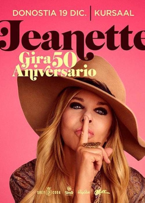 Cartel de Concierto de Jeanette en Donostia