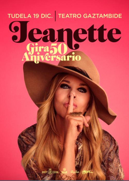 Cartel de Concierto de Jeanette en Tudela - Navarra