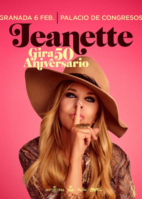Cartel de Concierto de Jeanette en Granada