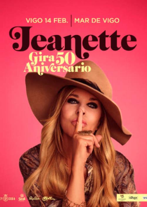 Cartel de Concierto de Jeanette en Vigo