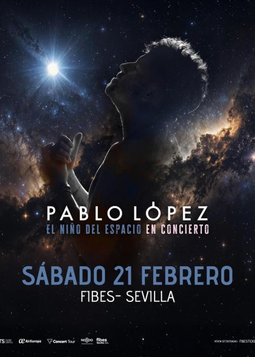 Cartel de Concierto de Pablo López en Sevilla