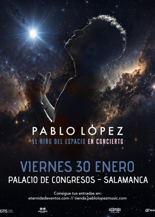 Cartel de Concierto de Pablo López en Salamanca