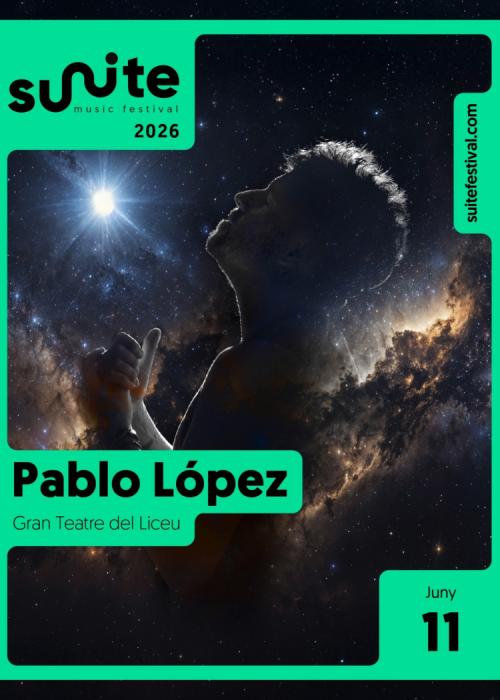 Cartel de Concierto de Pablo López en Barcelona
