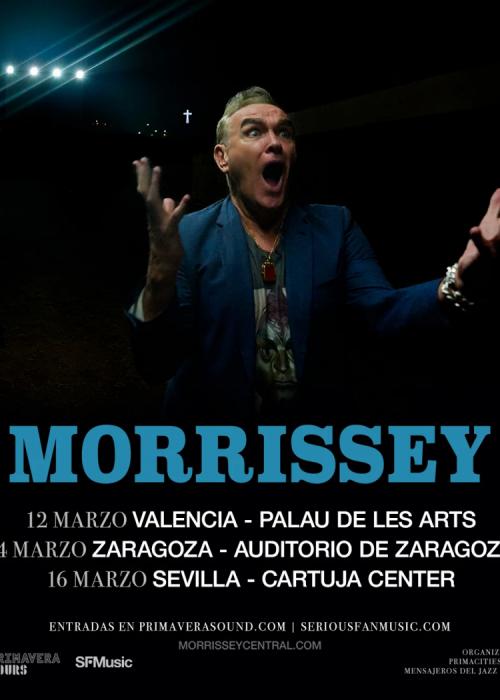 Cartel de Concierto de Morrissey en Sevilla