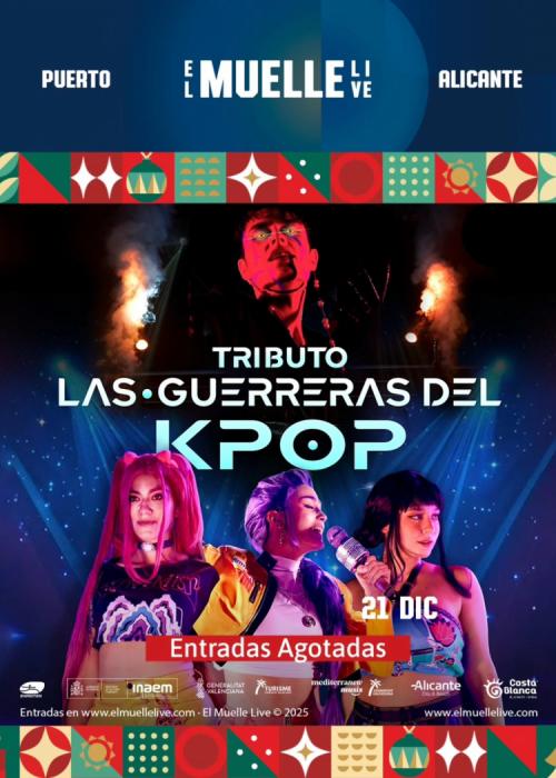 Cartel de Concierto de Las Guerreras K-Pop en Alicante