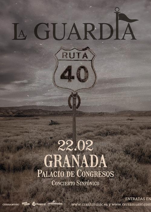 Cartel de Concierto de La Guardia en Granada