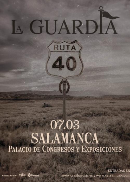Cartel de Concierto de La Guardia en Salamanca