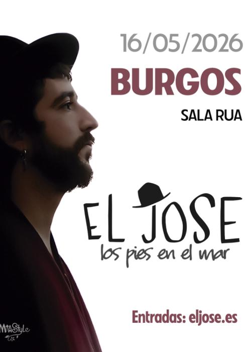 Cartel de Concierto de El Jose en Burgos
