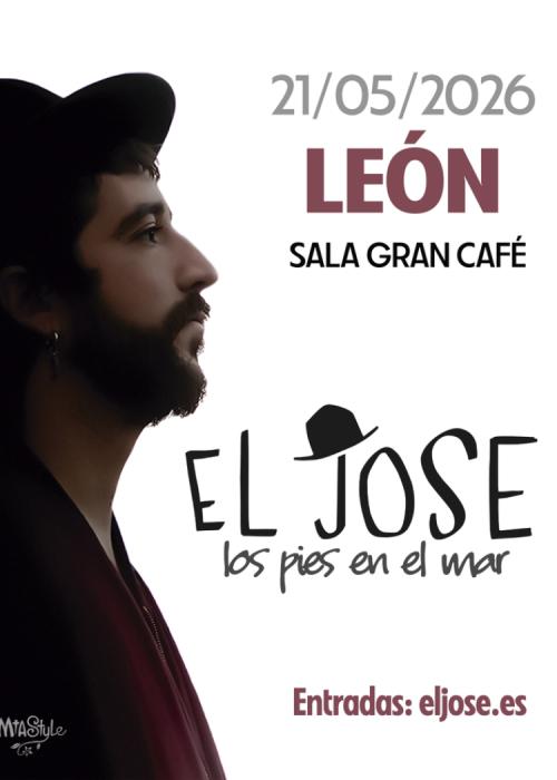 Cartel de Concierto de El Jose en León