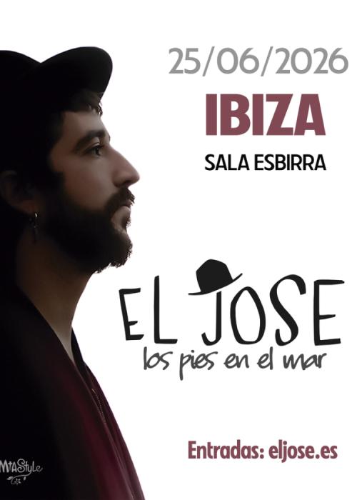 Cartel de Concierto de El Jose en Ibiza