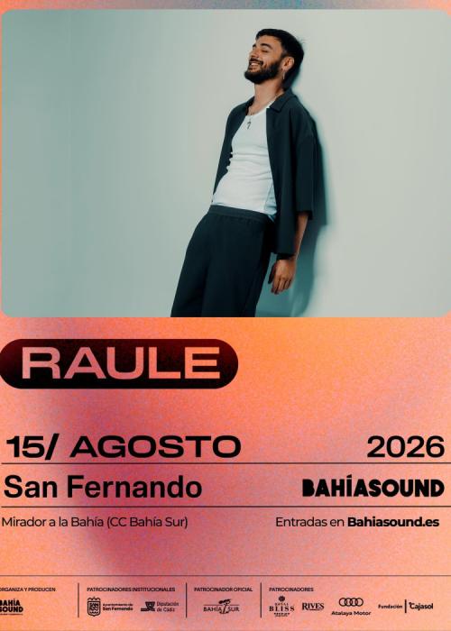 Cartel de Concierto de Raule en San Fernando