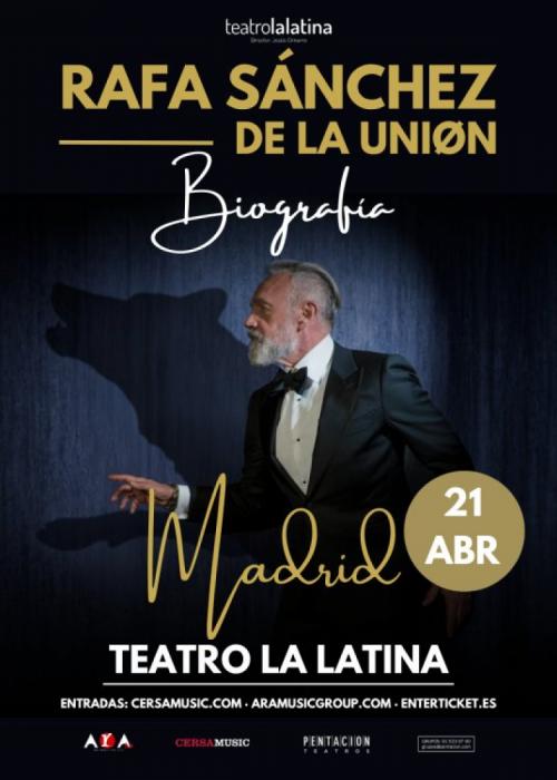 Cartel de Concierto de Rafa Sánchez en Madrid
