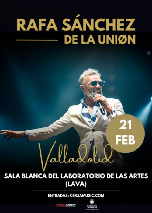 Cartel de Concierto de Rafa Sánchez en Valladolid