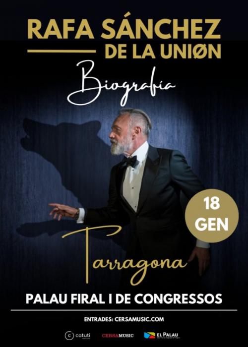 Cartel de Concierto de Rafa Sánchez en Tarragona