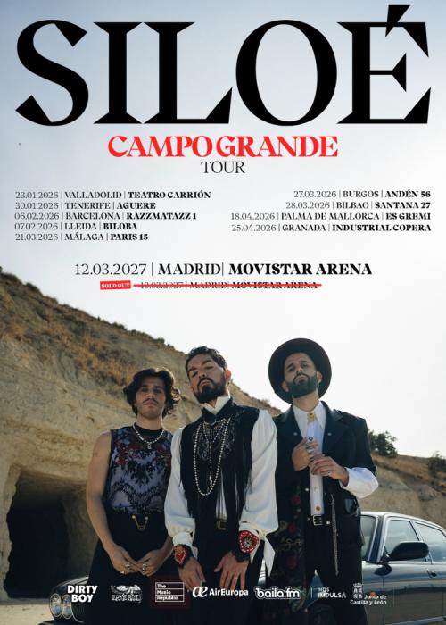 Cartel de Concierto de Siloé en Medina del Campo - Valladolid