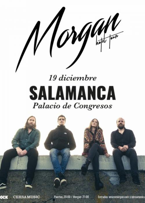 Cartel de Concierto de Morgan en Salamanca