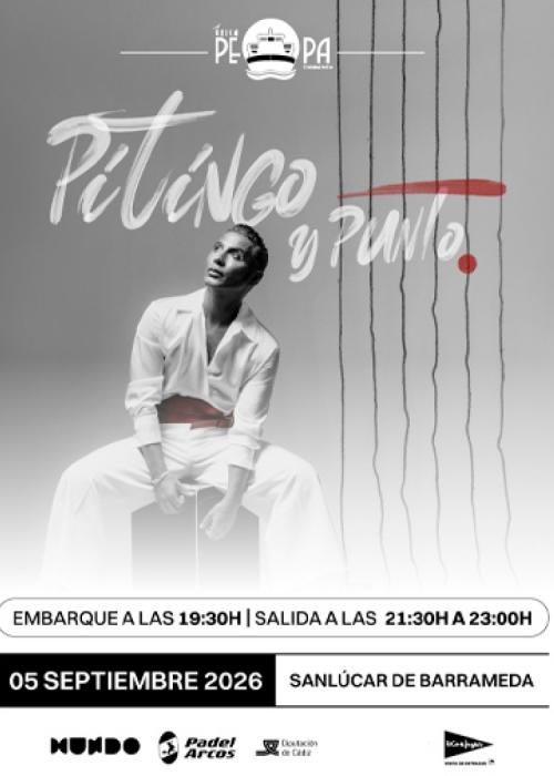 Cartel de Concierto de Pitingo en Sanlúcar de Barrameda