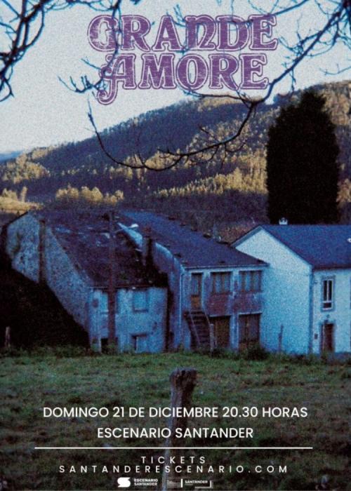 Cartel de Concierto de Grande Amore en Santander