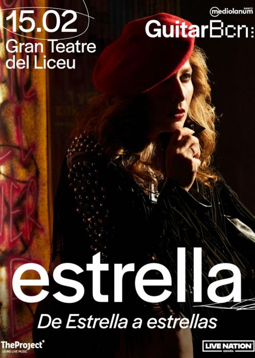 Cartel de Concierto de Estrella Morente en Barcelona