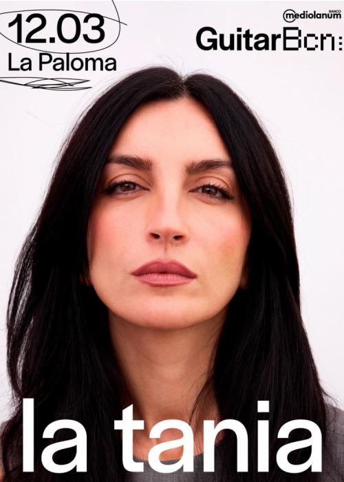 Cartel de Concierto de La Tania en Barcelona