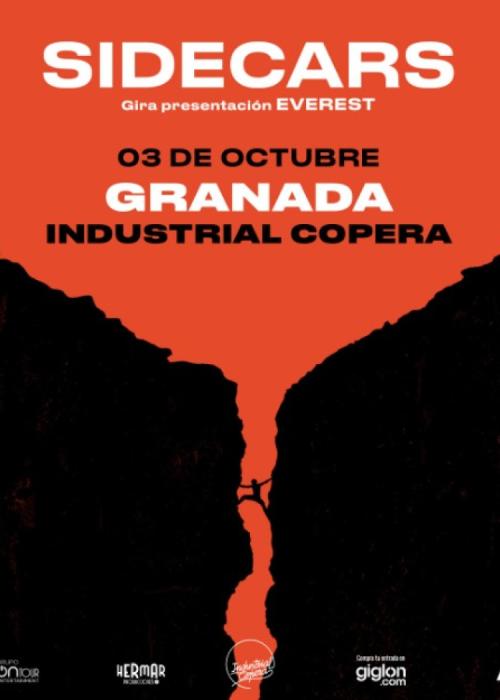 Cartel de Concierto de Sidecars en Granada