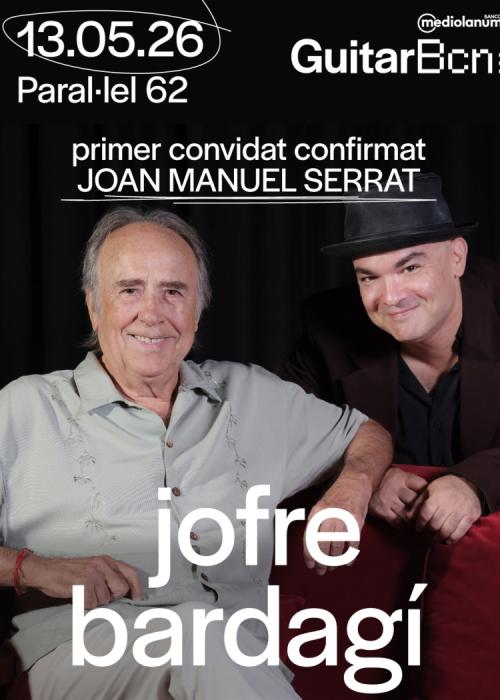 Cartel de Concierto de Jofre Bardagí en Barcelona